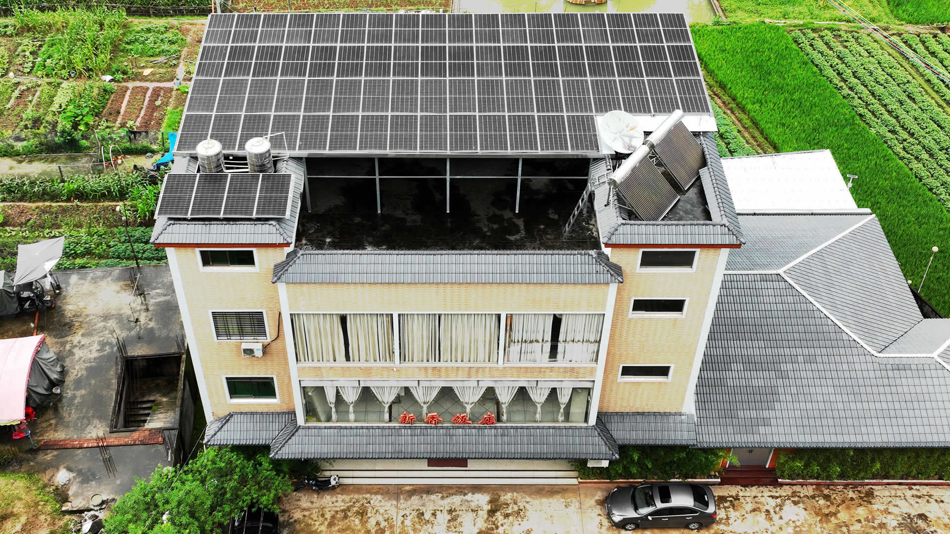 中国梅州新香饭店户用项目