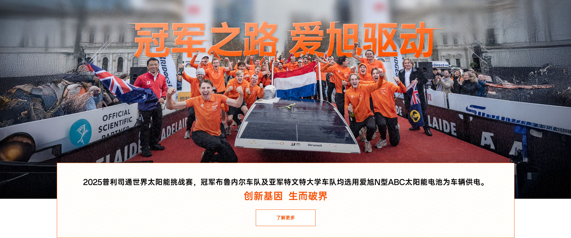 冠军之路 非凡国际驱动